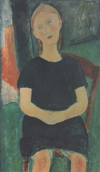 Amedeo Modigliani Jeune fille sur une chaise (mk38)
